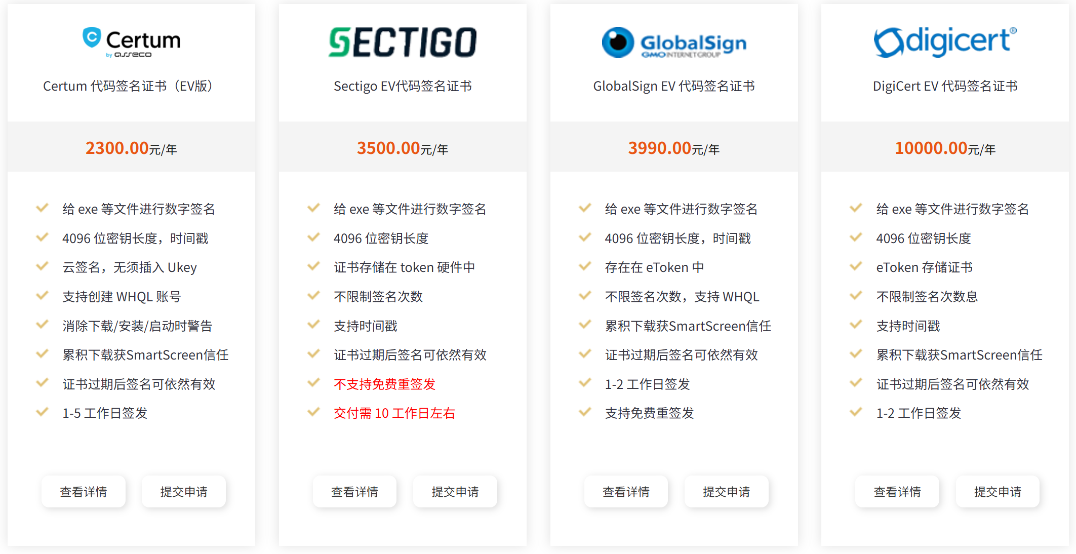 EV代码签名证书在哪里申请