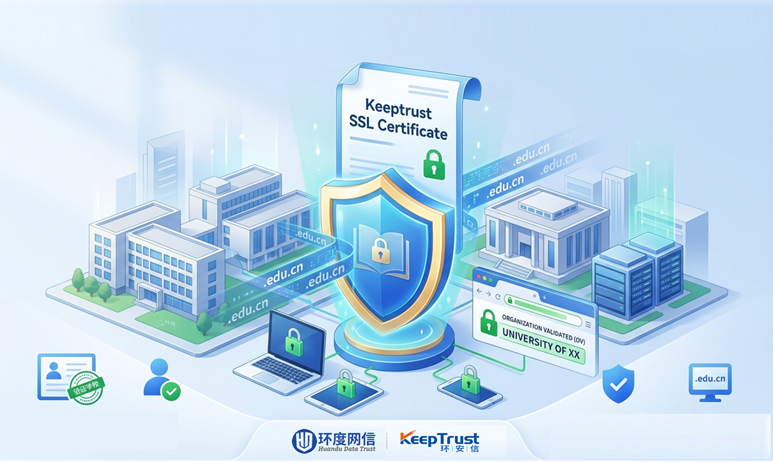 教育网域名(.edu.cn)SSL证书的要求与 Keeptrust 解决方案 教育网域名(.edu.cn)SSL证书的要求与 Keeptrust 解决方案