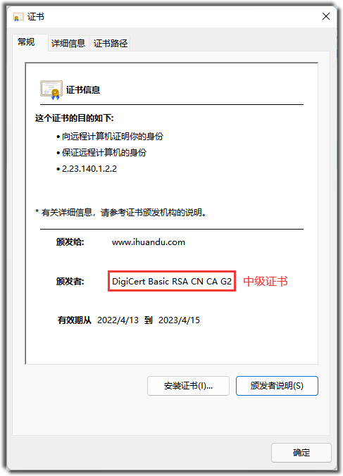 DigiCert Basic RSA CN CA G2